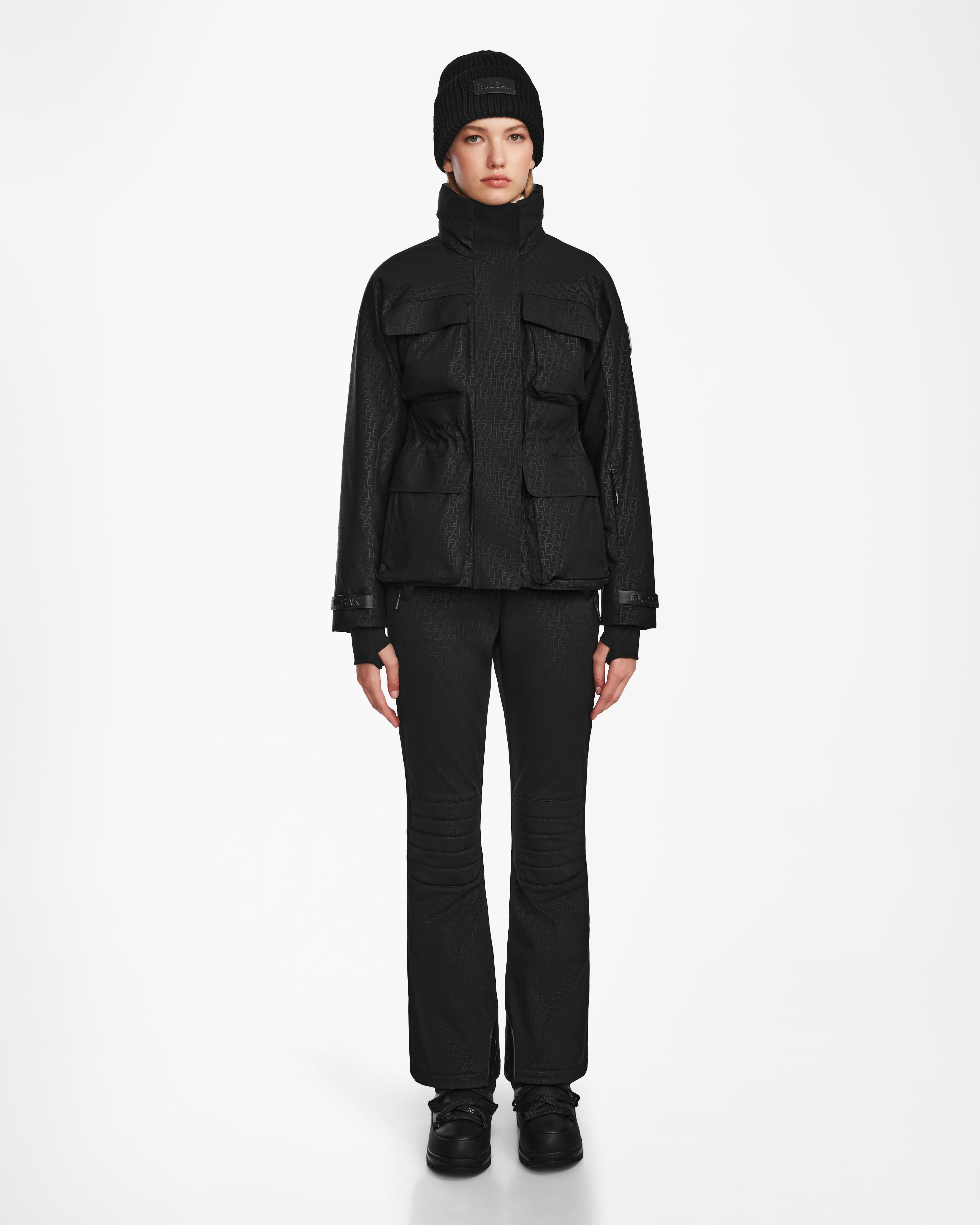 Monogram Print Black