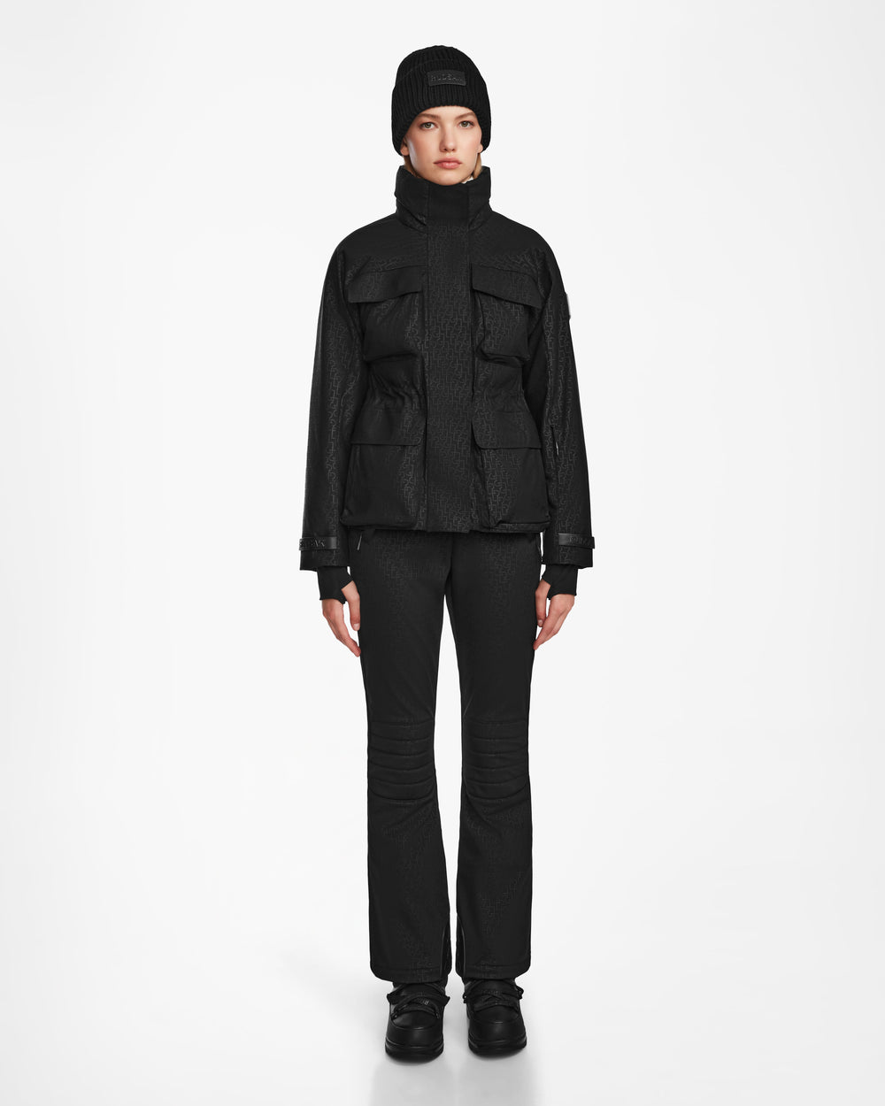 Monogram Print Black