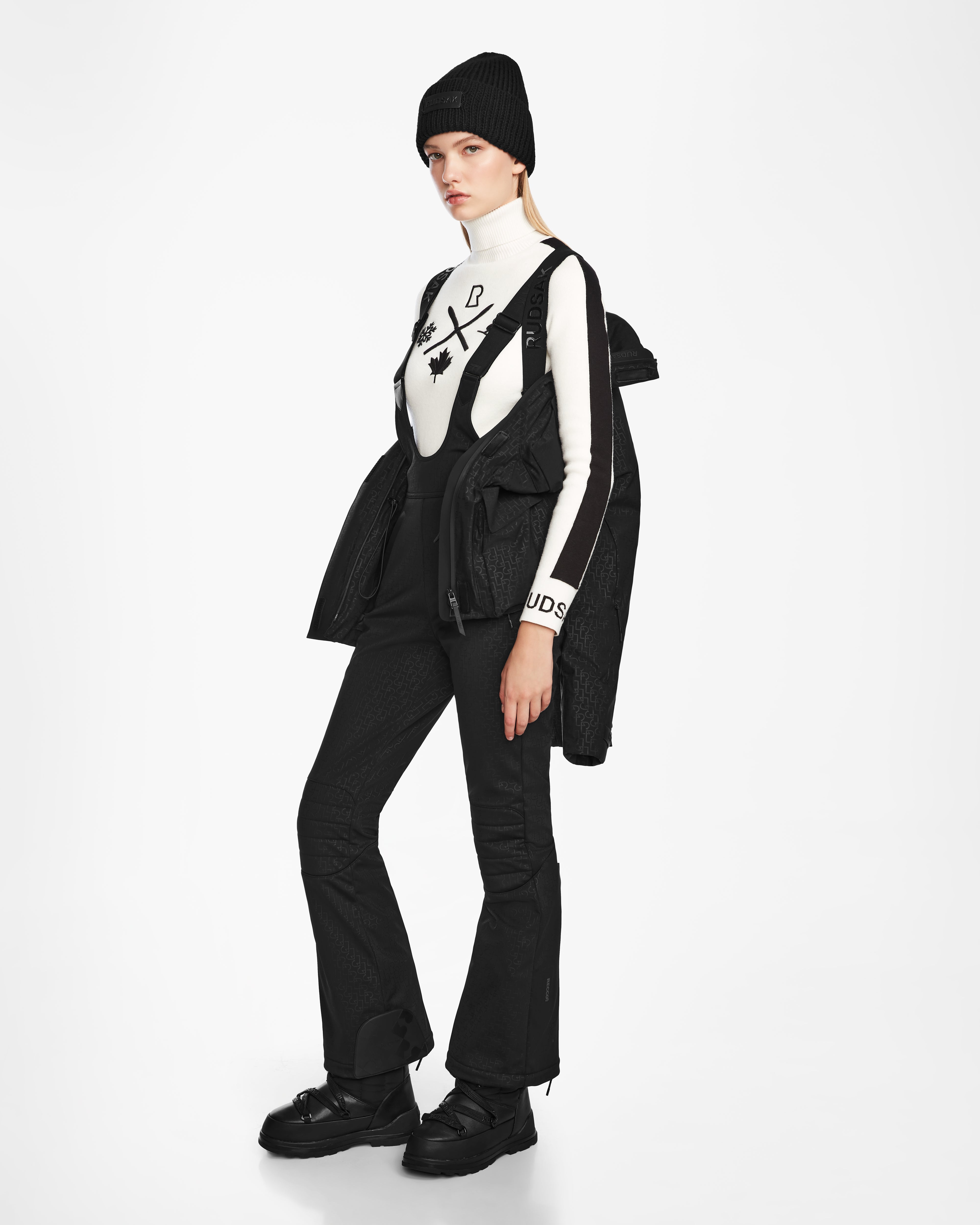 Monogram Print Black