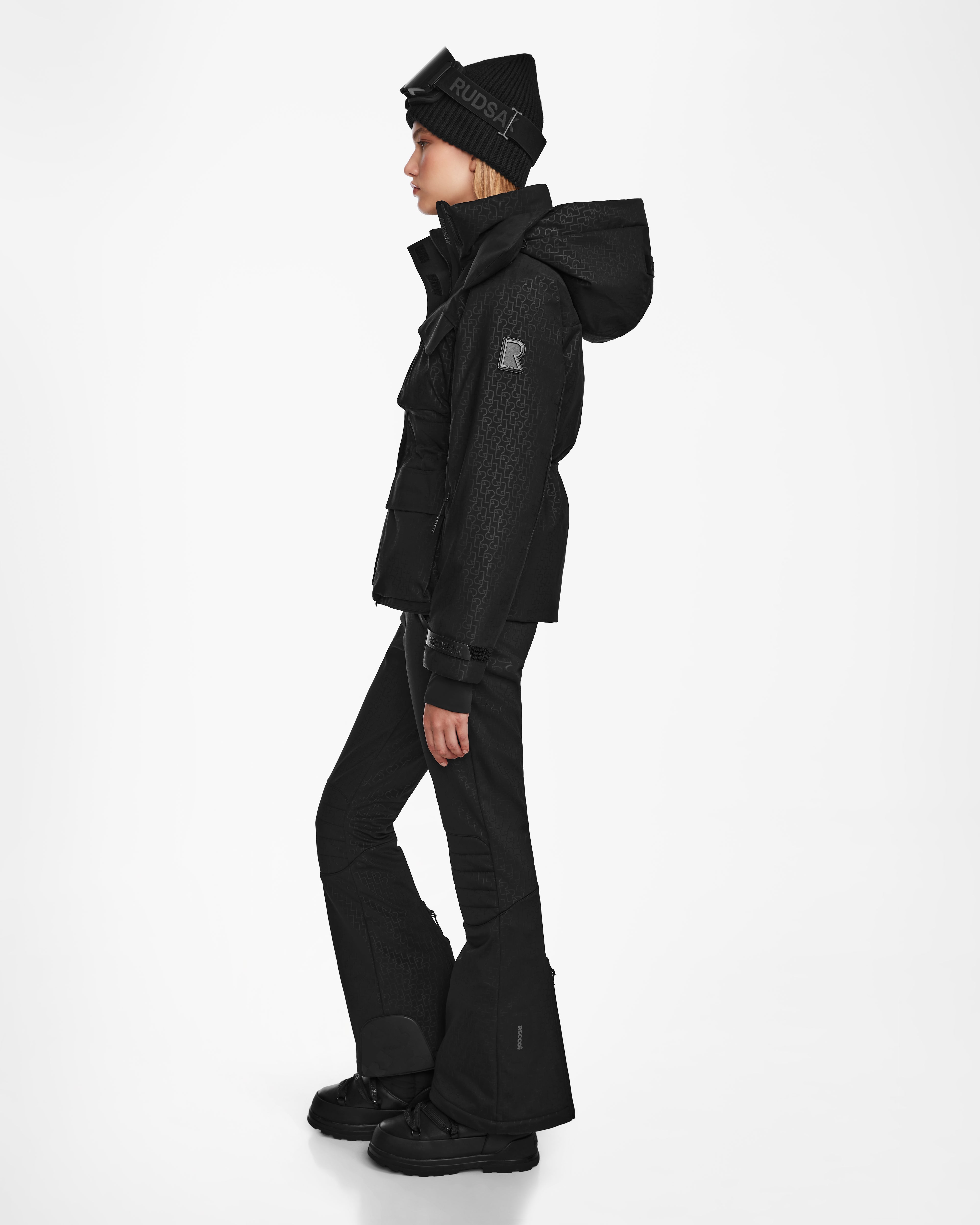 Monogram Print Black